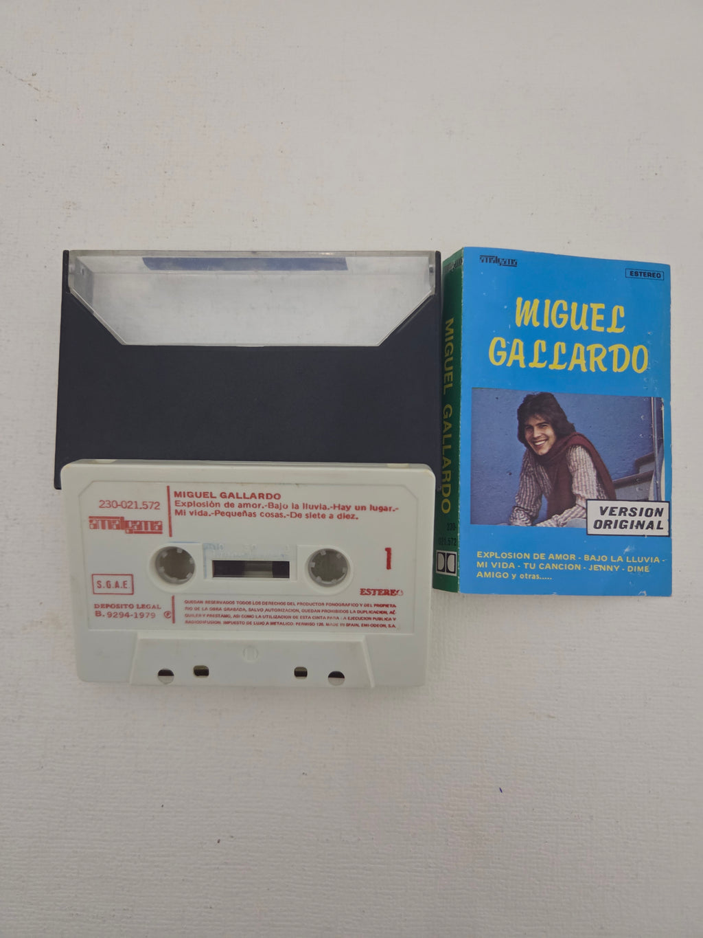 Cassette Miguel Gallardo - Álbum Homónimo (Versión Original, 1979)