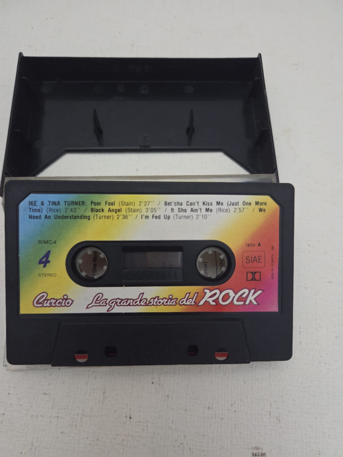 Cassette Ike & Tina Turner - La Grande Storia del Rock Vol. 4 (Curcio)