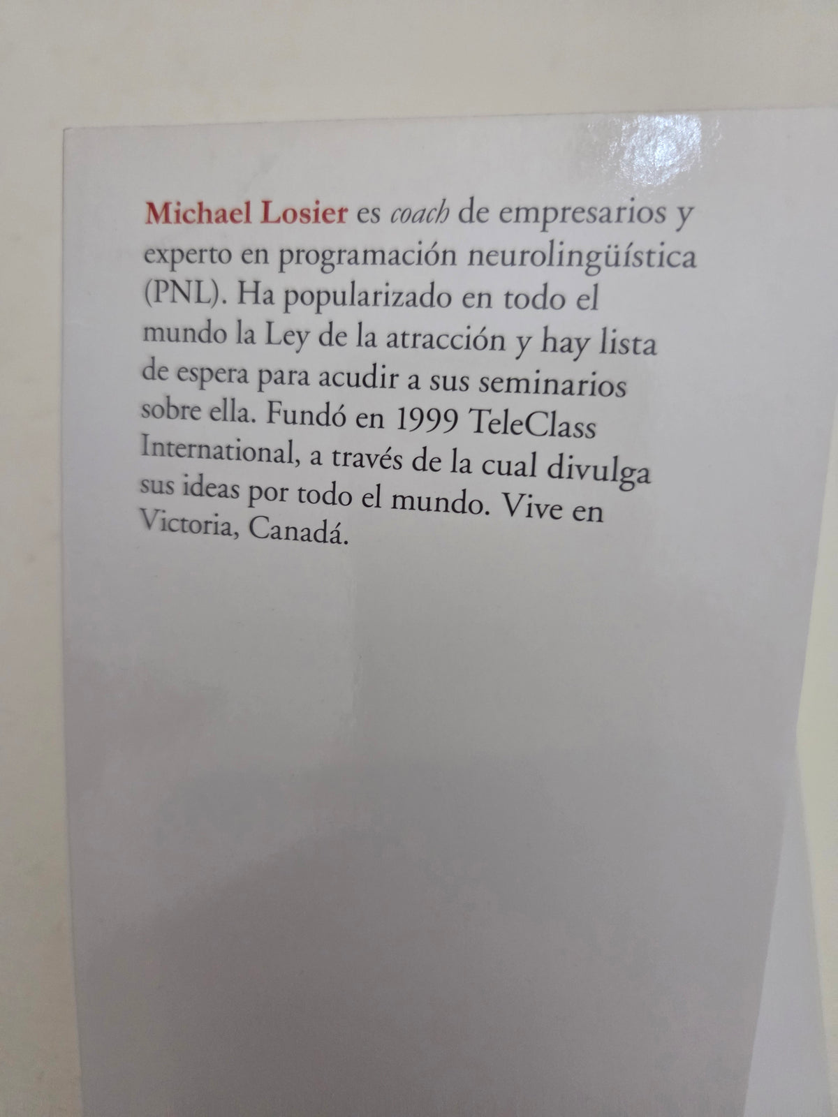 La Ley de la Atracción - Michael Losier