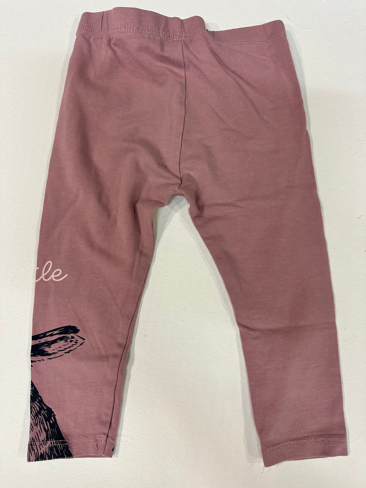 Leggings / Leotardos Bebé Niña "So Cute" – Rosa Palo / Malva (Talla 80 cm / 9-12 Meses)