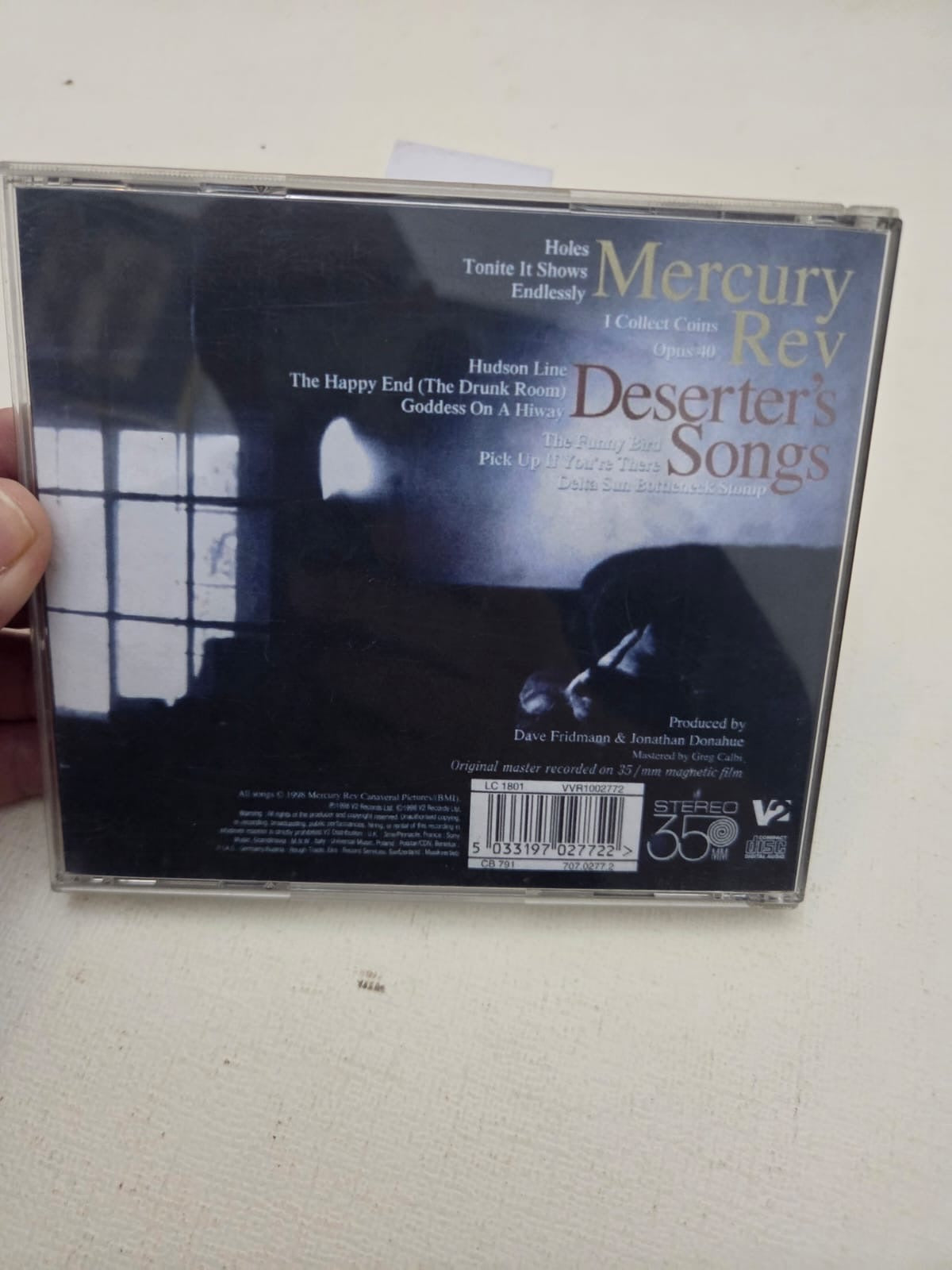 CD Album: Mercury Rev – Deserter's Songs (Edición Original en Formato Jewel Case / V2 Records)