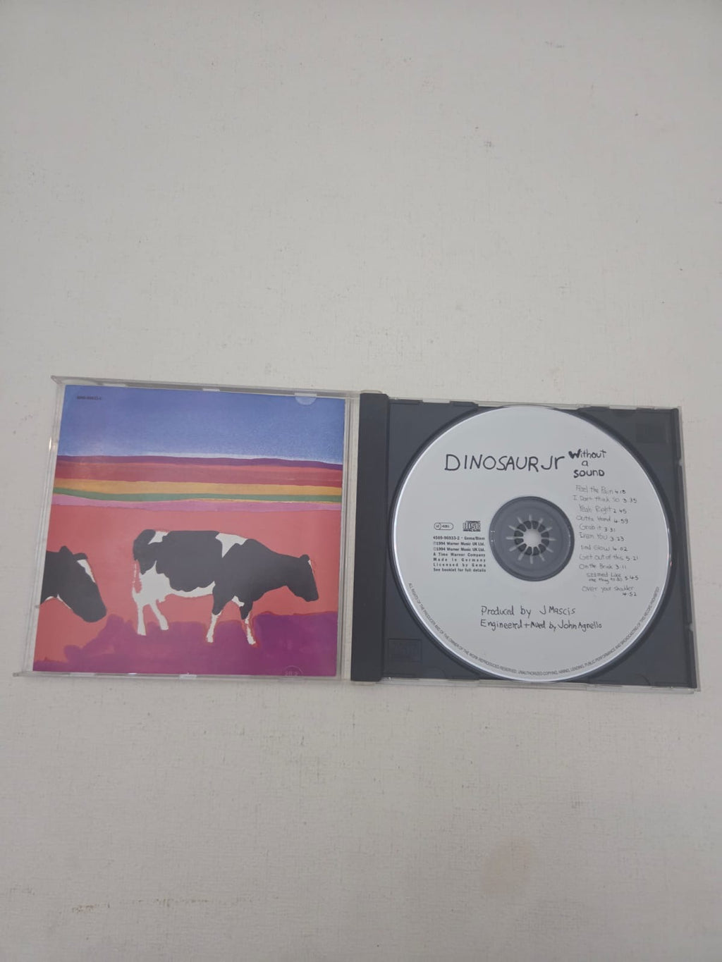 CD Dinosaur Jr. - Without a Sound (1994 - Blanco y Negro / Warner)⁠