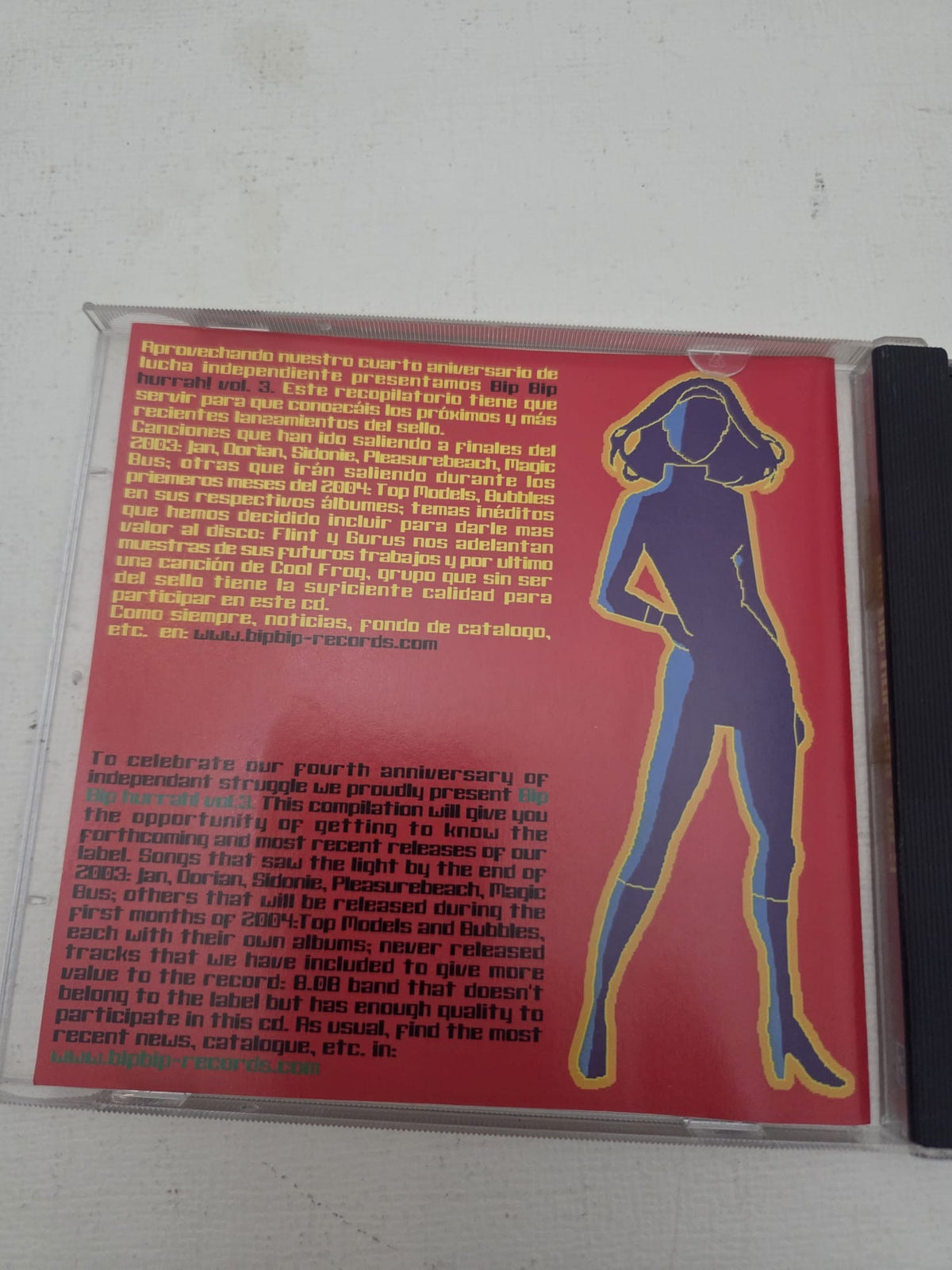 CD Recopilatorio Indie – Bip Bip Hurrah! Vol. 3 (2004)