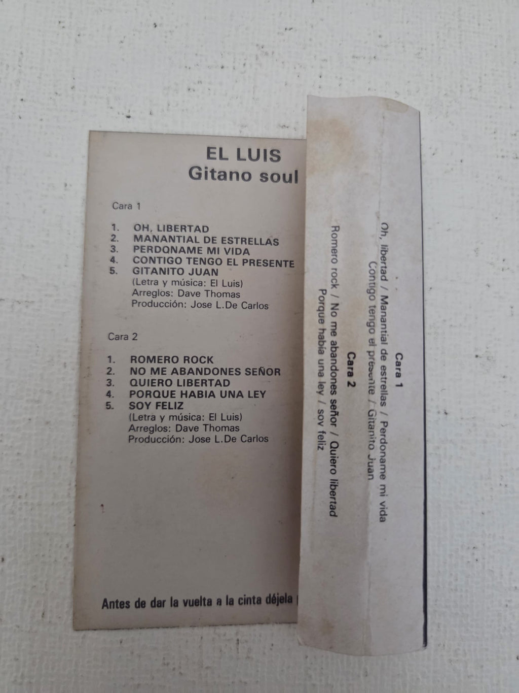 Cassette Juan Pardo - Cazador / Muchacha / No Me Hables (Edición Hispavox 1986) | Cinta Cassette Original