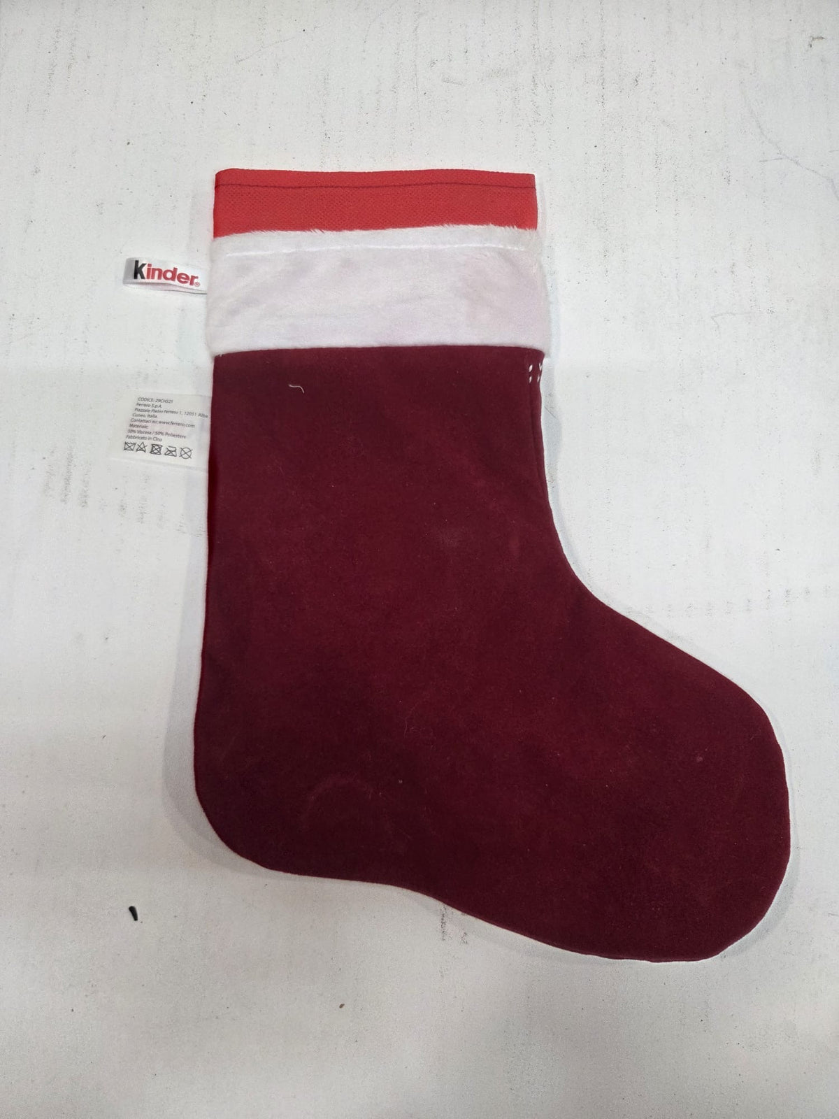 Bota Navideña de Tela Kinder® (Edición Especial / Promocional)