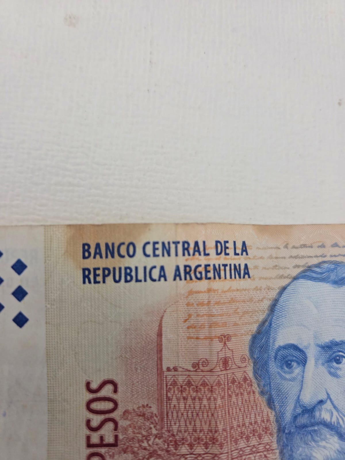 Billete 2 Pesos Argentina - Bartolomé Mitre - Serie K (Usado)