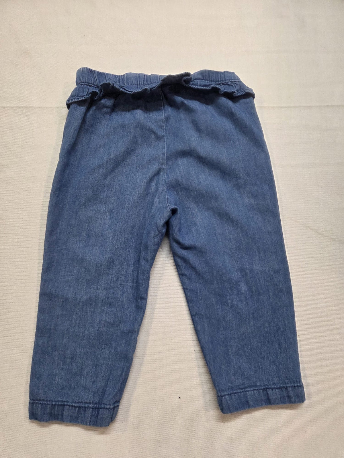 Pantalón Vaquero Bebé Niña Losan (Talla 9-12 Meses / 80 cm) – Detalle Arcoíris