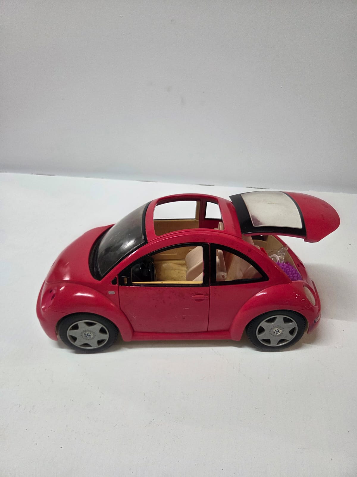 Auto Coche Barbie Volkswagen Beetle Rosa Vintage (Año 2000 - Mattel) – Repuestos / Restauración