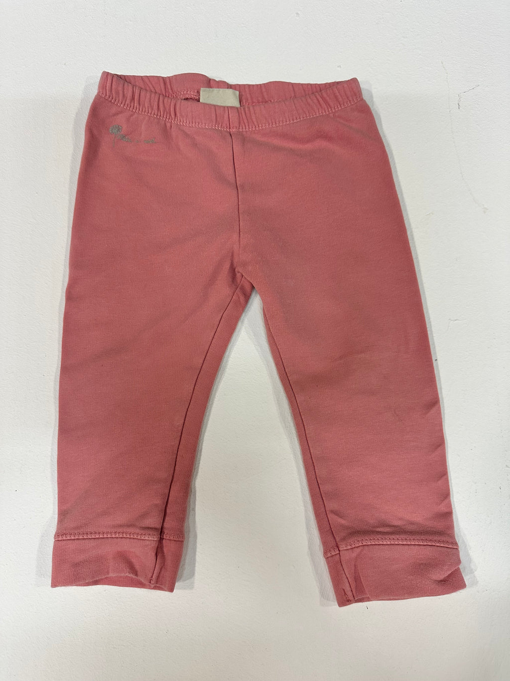 Leggings/Pantalón de algodón Zara Baby 12-18 meses rosa