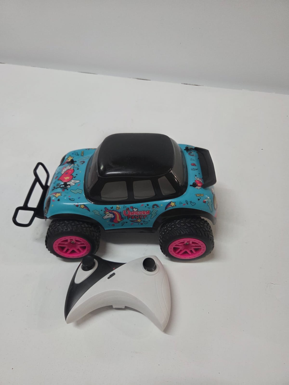 Coche Teledirigido Infantil "Unicorn Power" RC - Coche de Juguete Radiocontrol Off-Road con Mando
