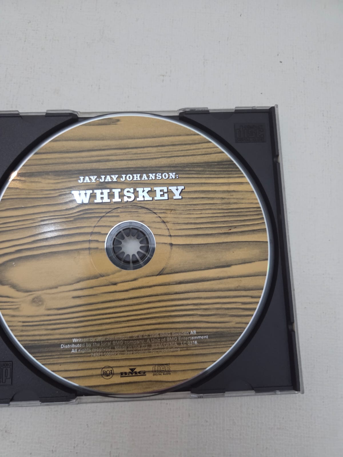 CD Jay-Jay Johanson – Whiskey (1996 / Edición Álbum)