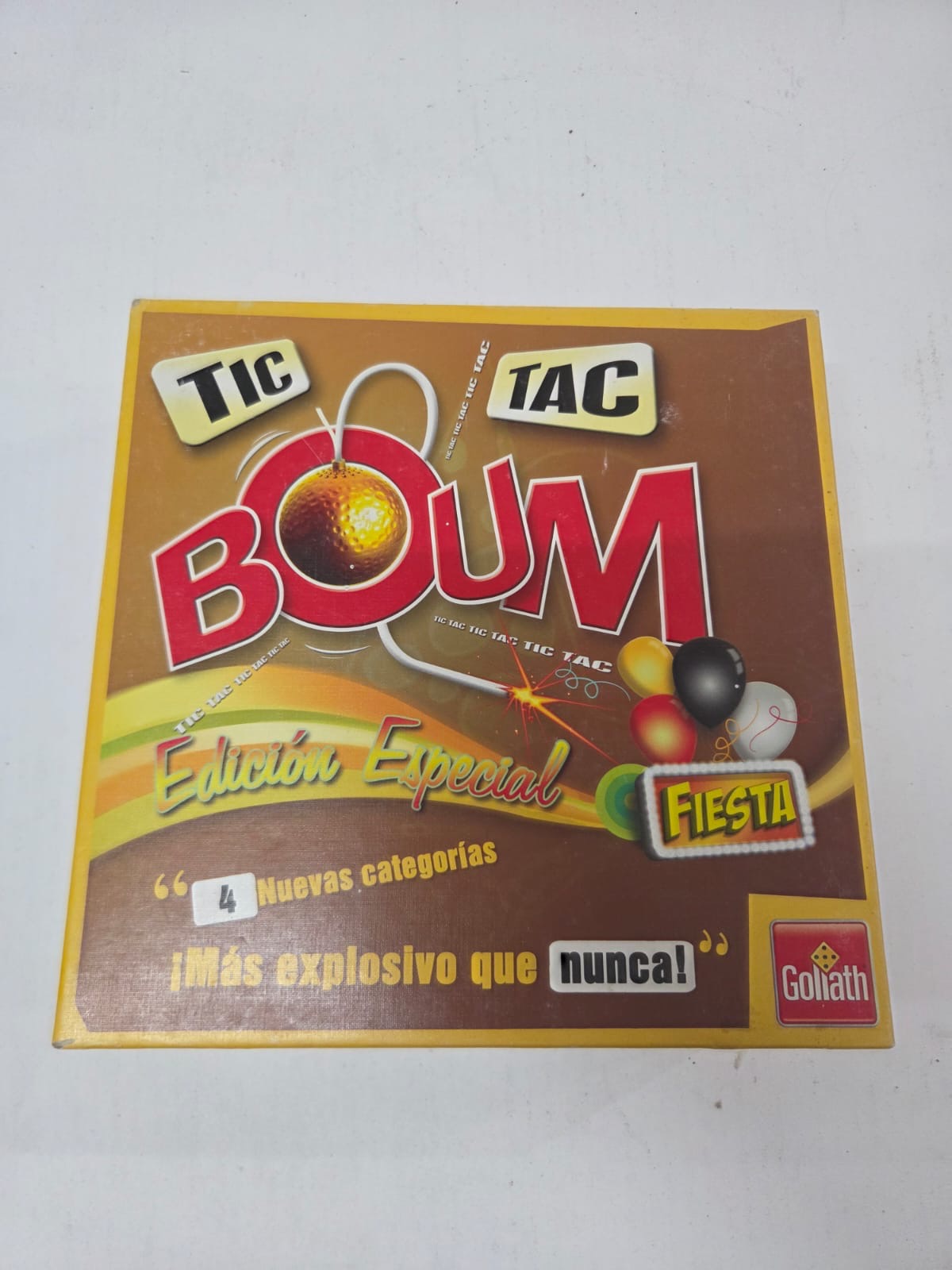 Juego de Mesa Tic Tac Boum: Edición Especial Fiesta (Goliath) – Usado / Segunda Mano