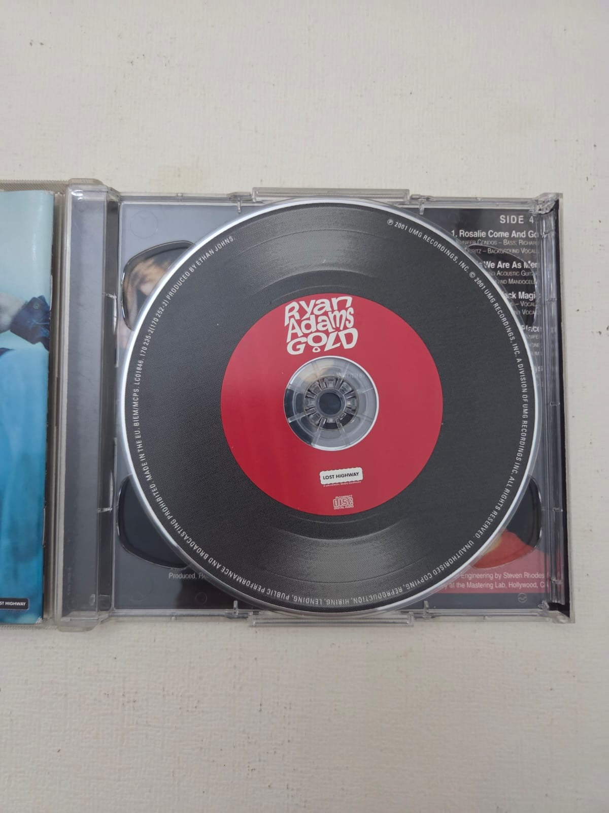 Ryan Adams – Gold (CD Álbum, 2001) – Edición Estándar/Importación
