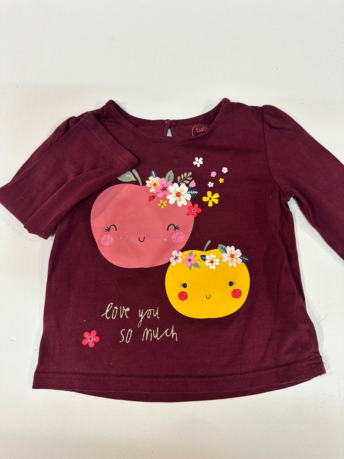 Camiseta Manga Larga Bebé Niña Baby Club (C&A) - Talla 86 (12-18 meses)