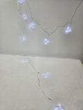 Guirlanda Cortina de Luces LED Micro Alambre de Cobre con Mando a Distancia (Luz Blanca Fría / 8 Modos de Iluminación)