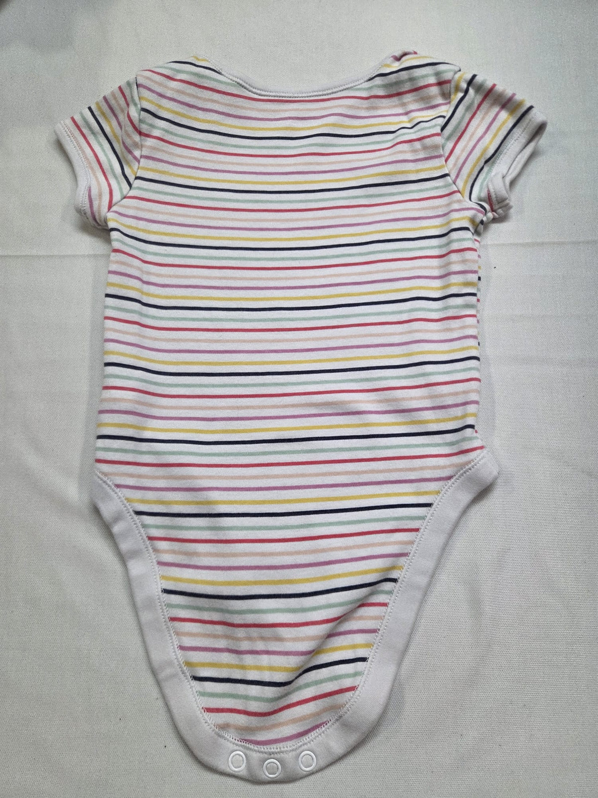 Body bebé Primark manga corta a rayas (12-18 meses / 86 cm)