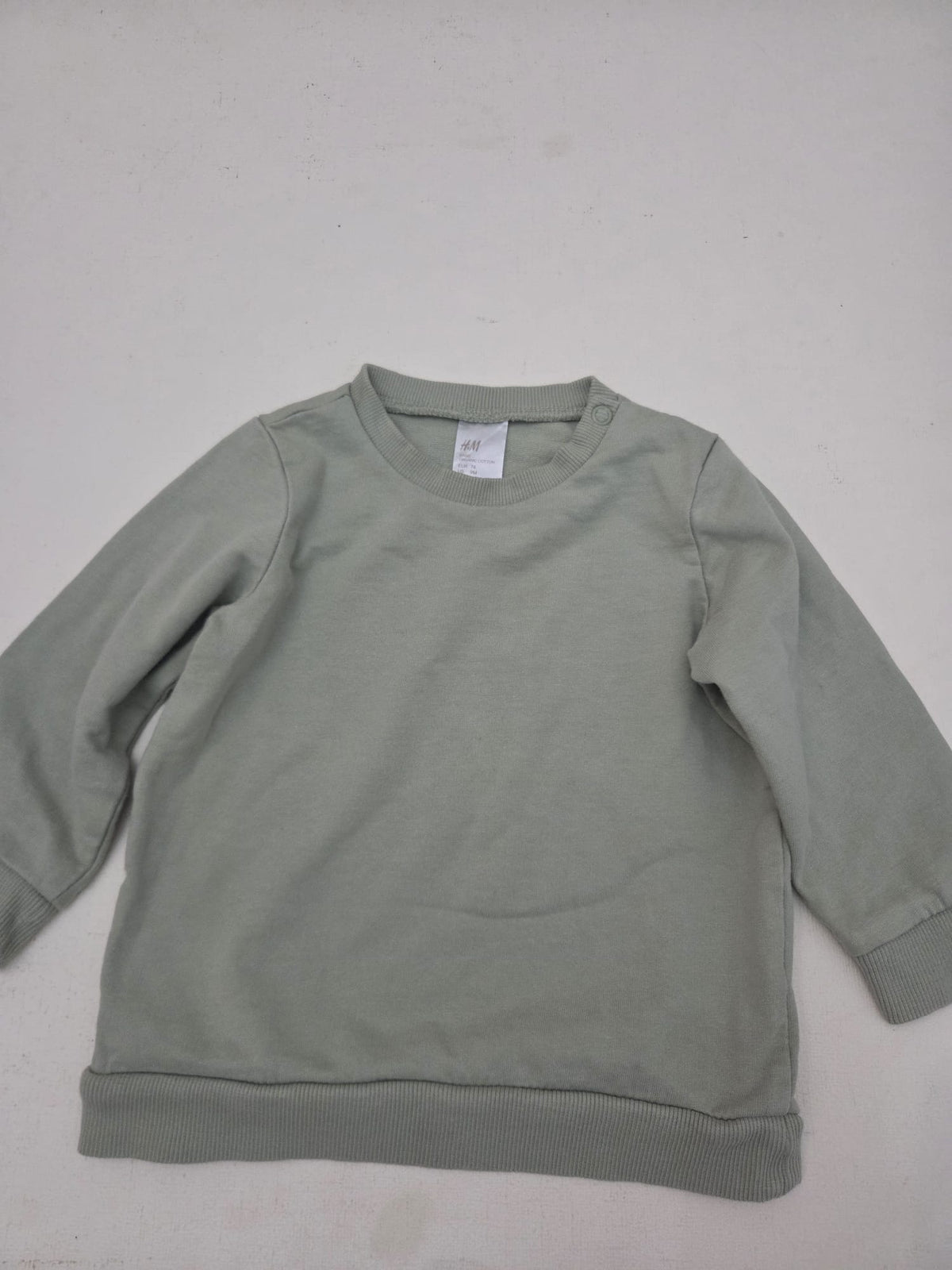 Sudadera Verde Salvia de Manga Larga