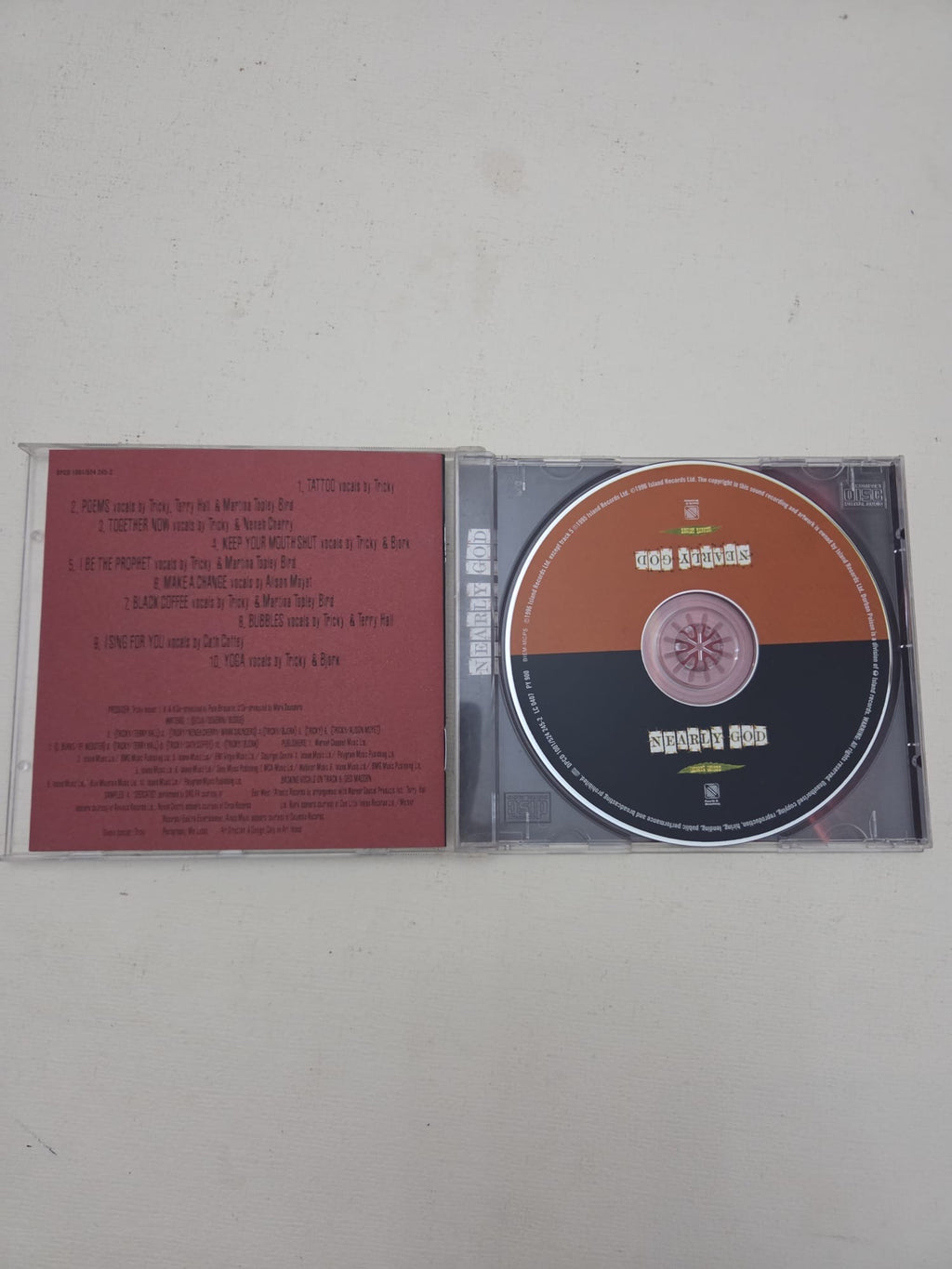 CD "Nearly God" – Album Homónimo (1996) / Proyecto de Tricky
