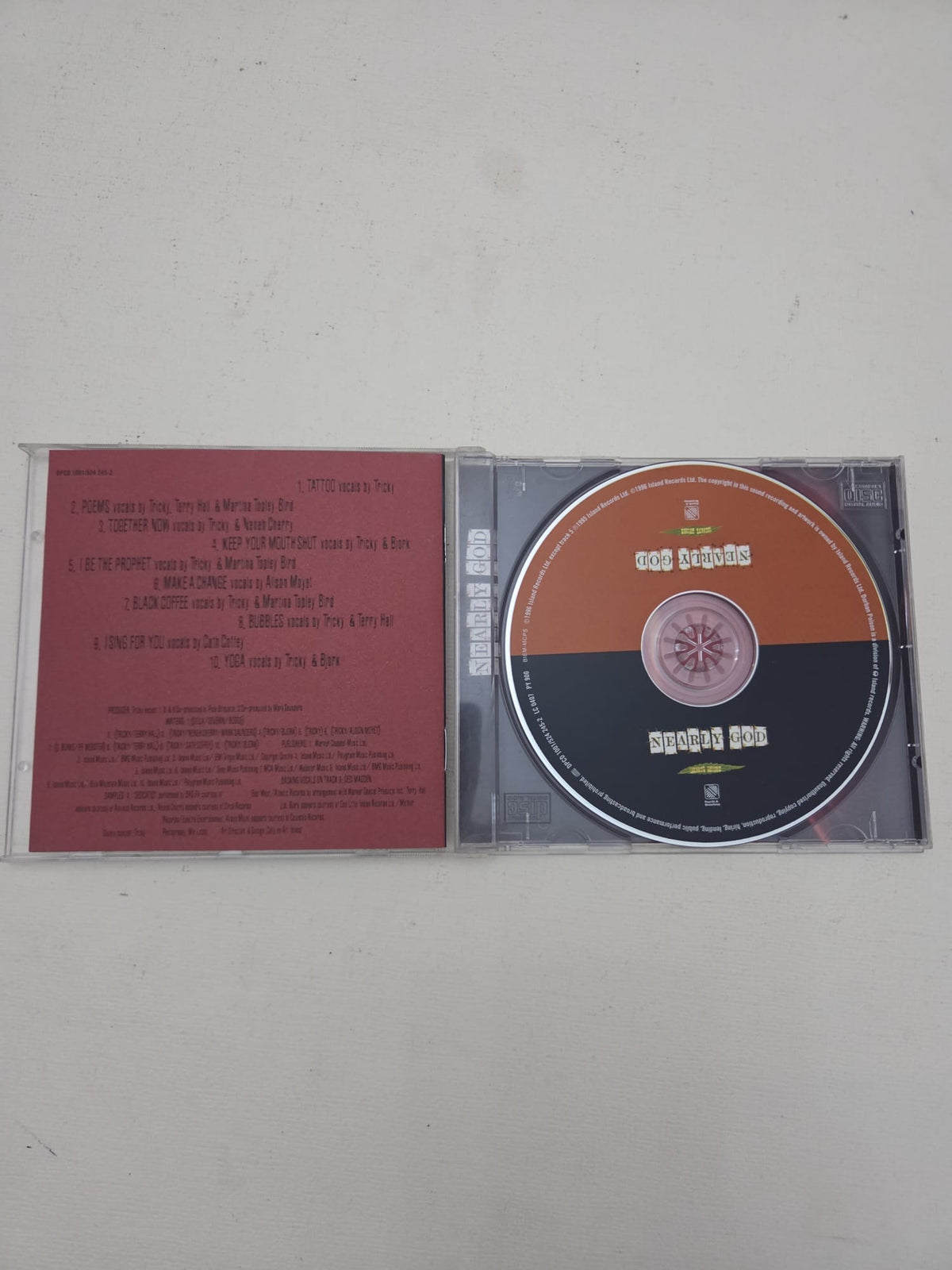 CD "Nearly God" – Album Homónimo (1996) / Proyecto de Tricky