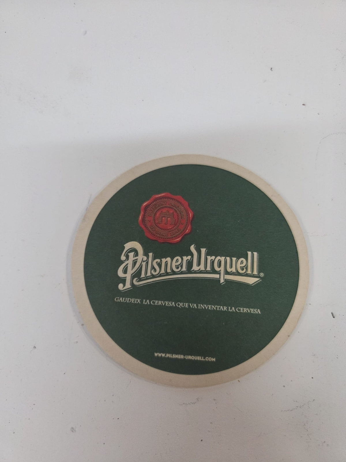 Posavasos Coleccionable Pilsner Urquell (En Catalán / Edición Especial)
