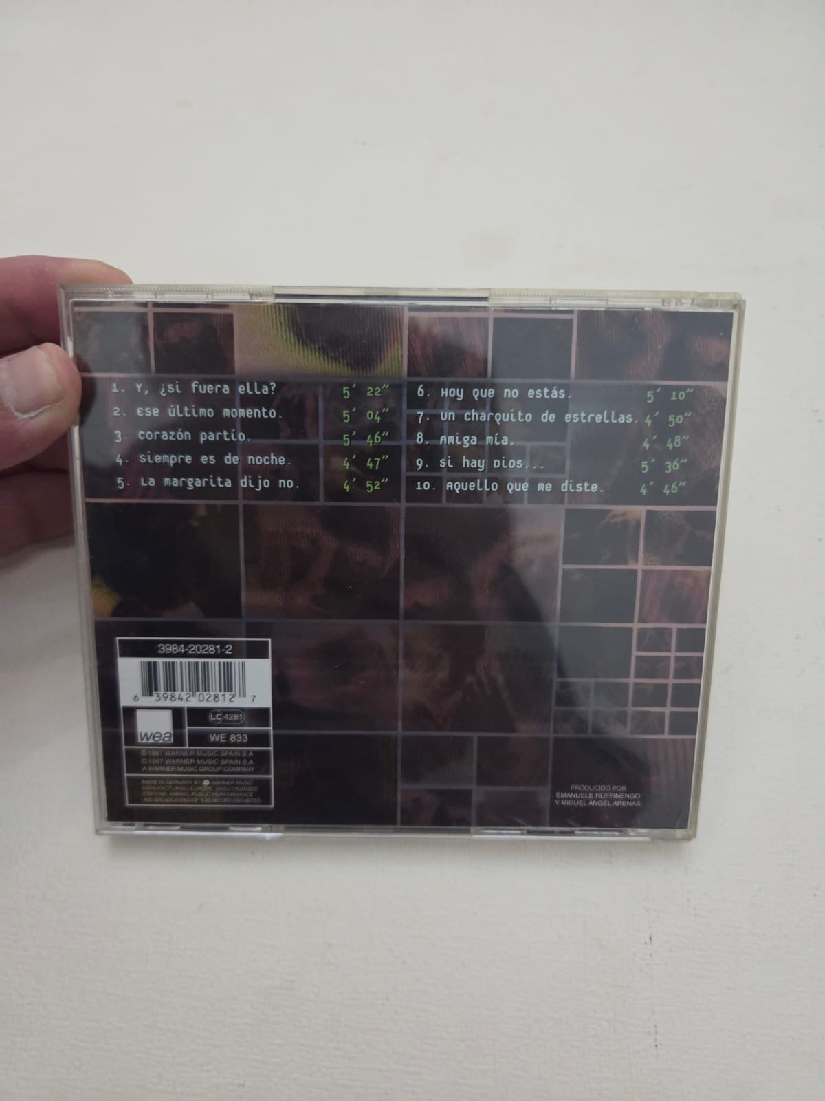 CD Alejandro Sanz – Más (Edición Original 1997) – Álbum Original Usado