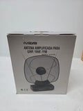 Antena de TV para Interior Amplificada Silver EU-673B (UHF / VHF / FM) con Control de Ganancia