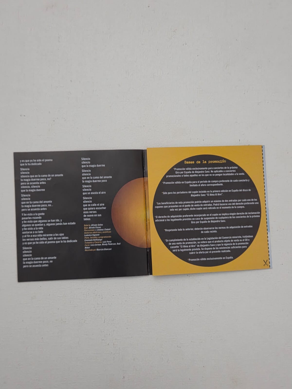 CD Alejandro Sanz – El Alma al Aire (Edición Original CD, 2000) - Usado