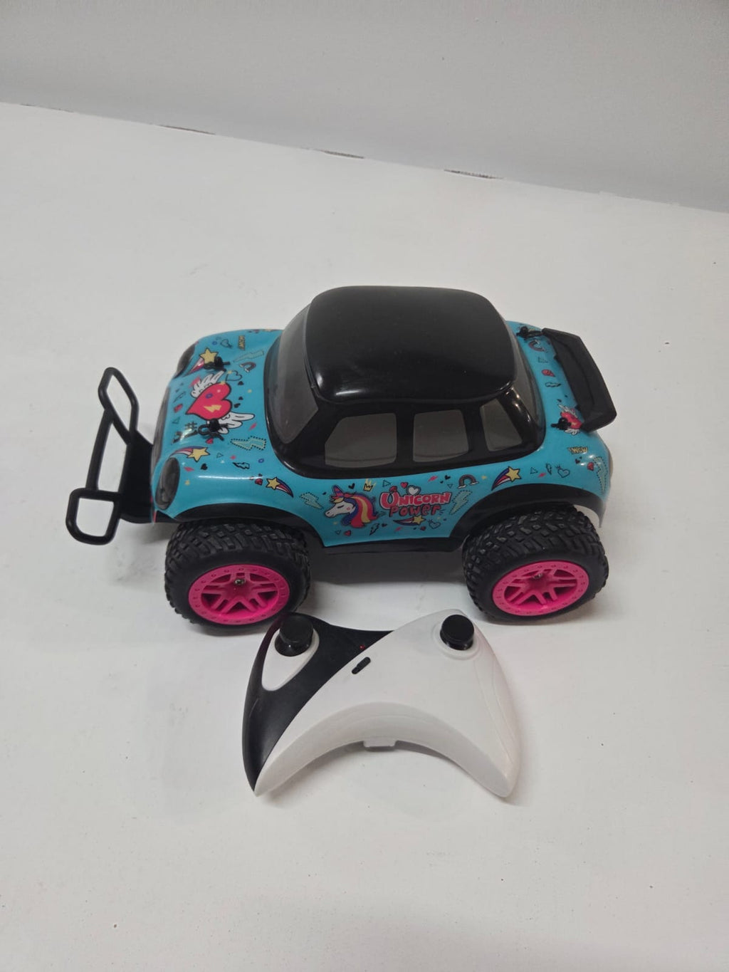 Coche Teledirigido Infantil "Unicorn Power" RC - Coche de Juguete Radiocontrol Off-Road con Mando