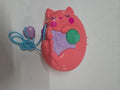Polly Pocket - Estuche Juguete Gatito Dormilón Rosado (Mattel)