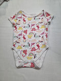 Body Bebé Manga Corta - Estampado Dinosaurios y Unicornios⁠