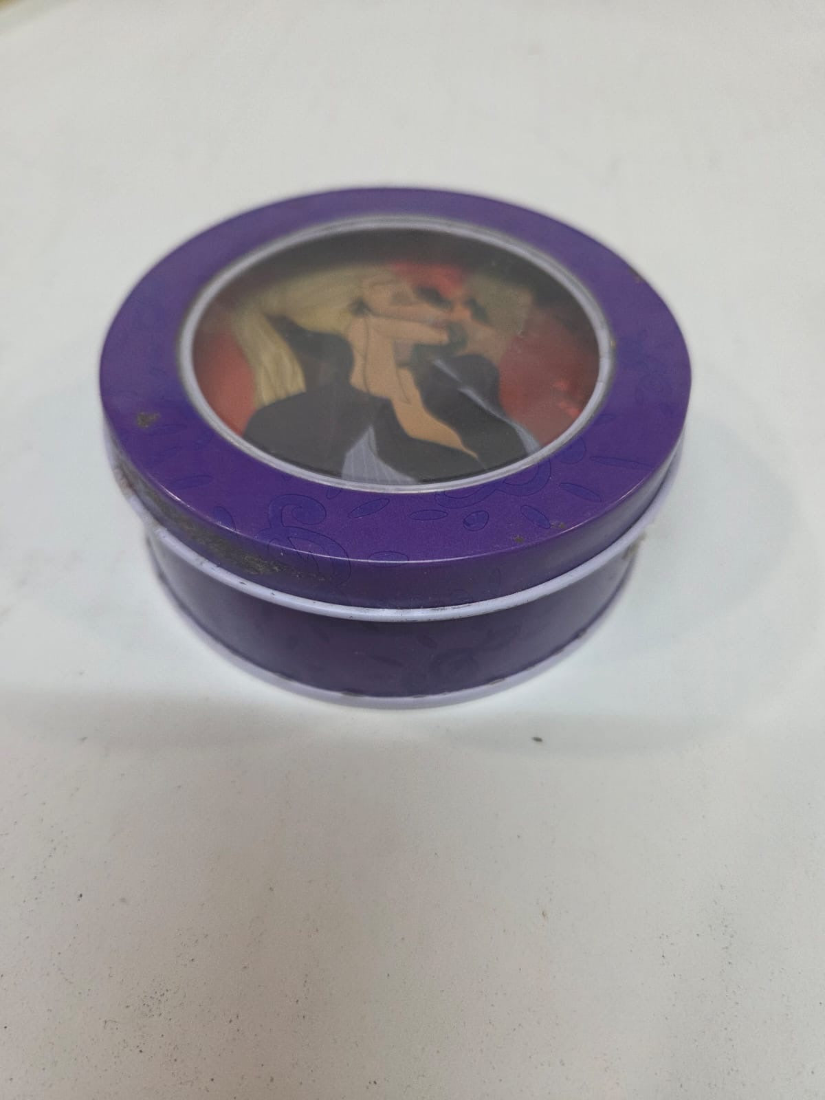 Set de 6 Posavasos de Metal Retro / Vintage "Modern Life" con Caja Metálica