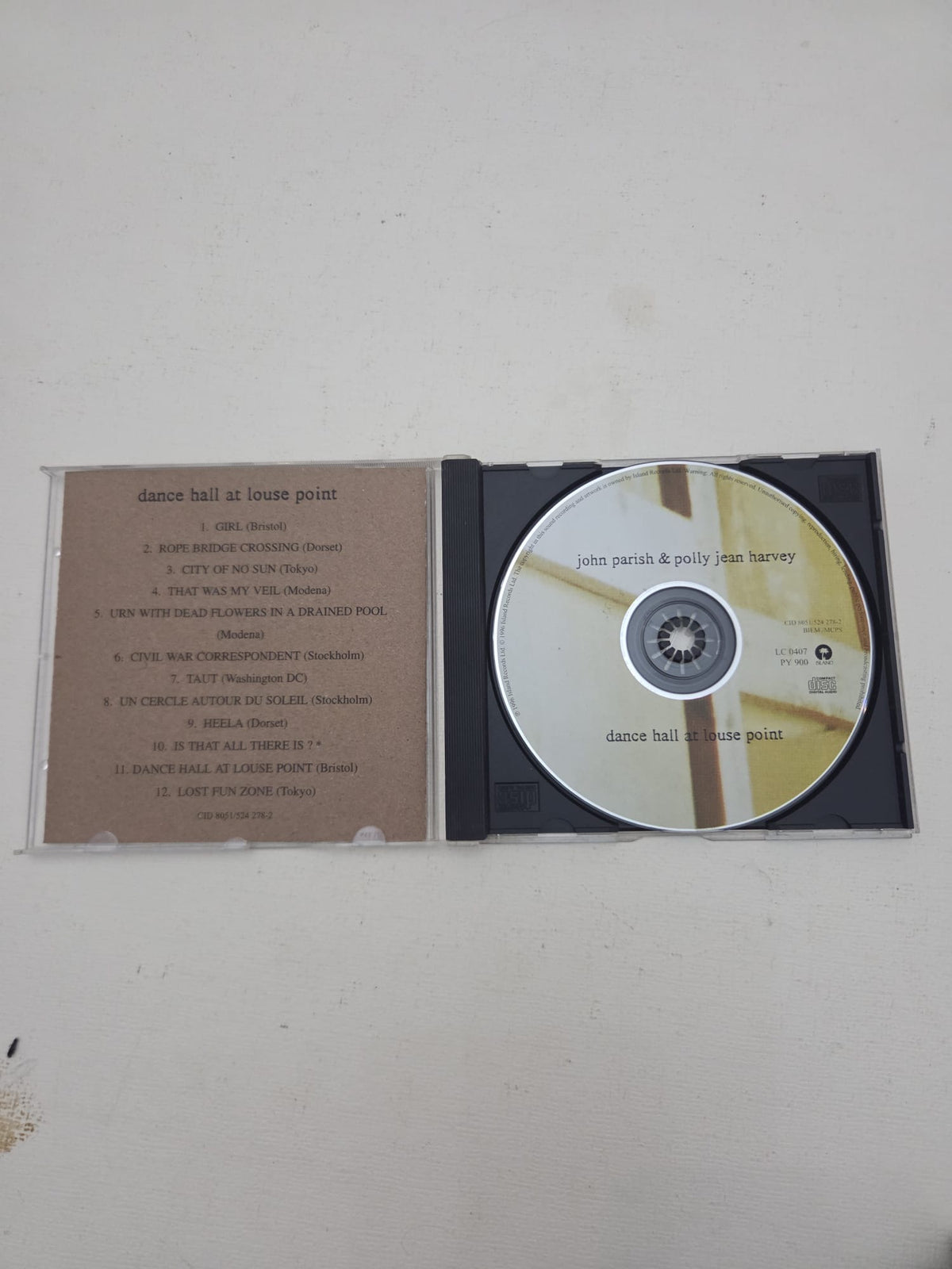 CD PJ Harvey & John Parish – Dance Hall at Louse Point (1996)