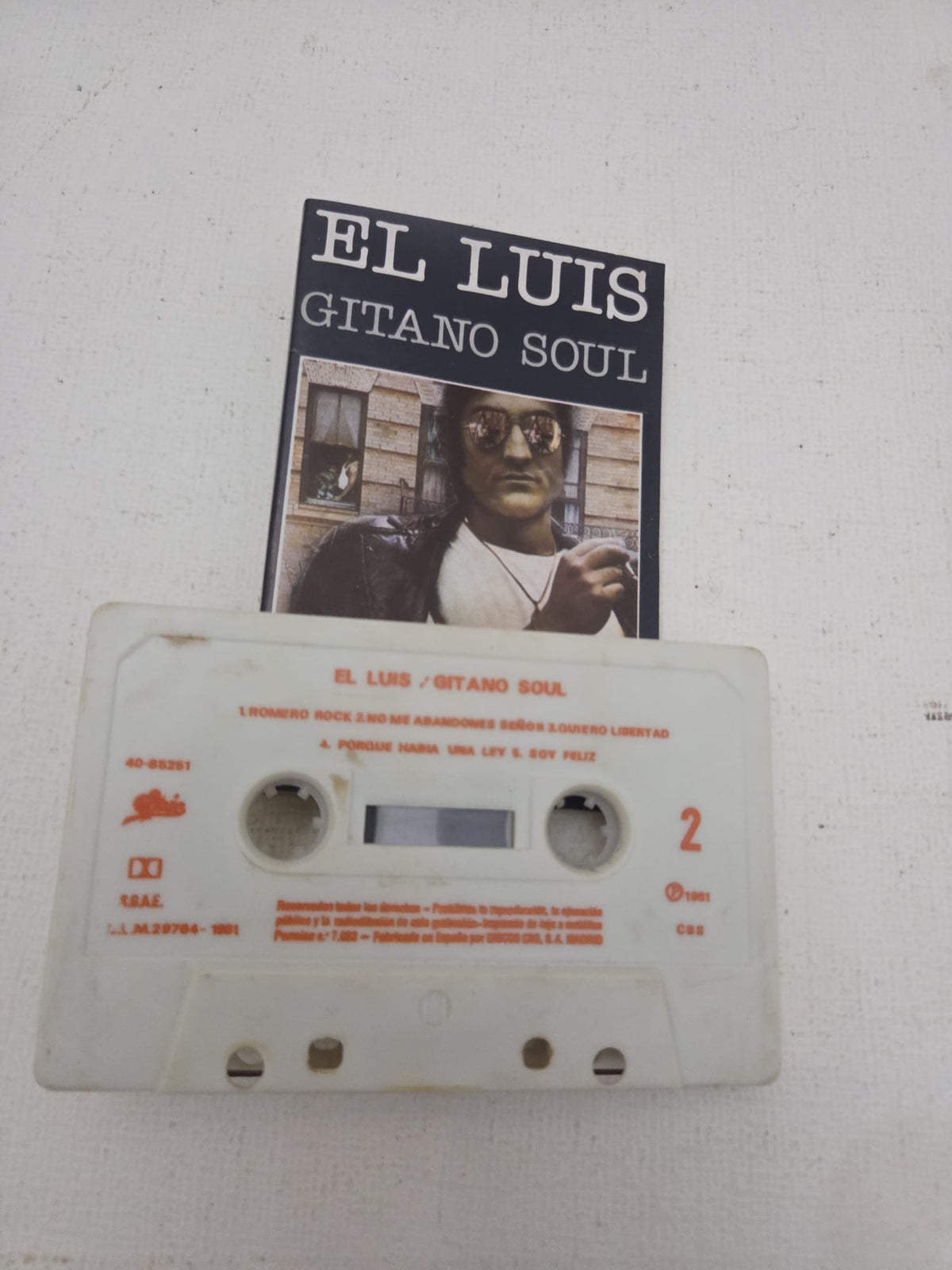 Cassette El Luis - Gitano Soul (Edición Original CBS/