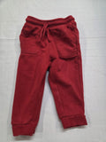 Pantalón de Chándal Rojo Bebé (12-18 Meses / 80 cm) - Con Bolsillos y