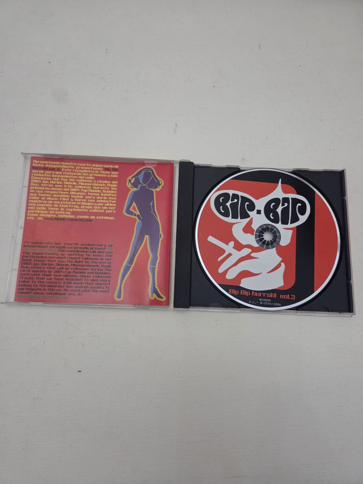 CD Recopilatorio Indie – Bip Bip Hurrah! Vol. 3 (2004)