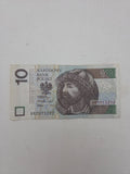 Billete Polonia 10 Zlotych 2016 - Narodowy Bank Polski - Mieszko I (Circulado)