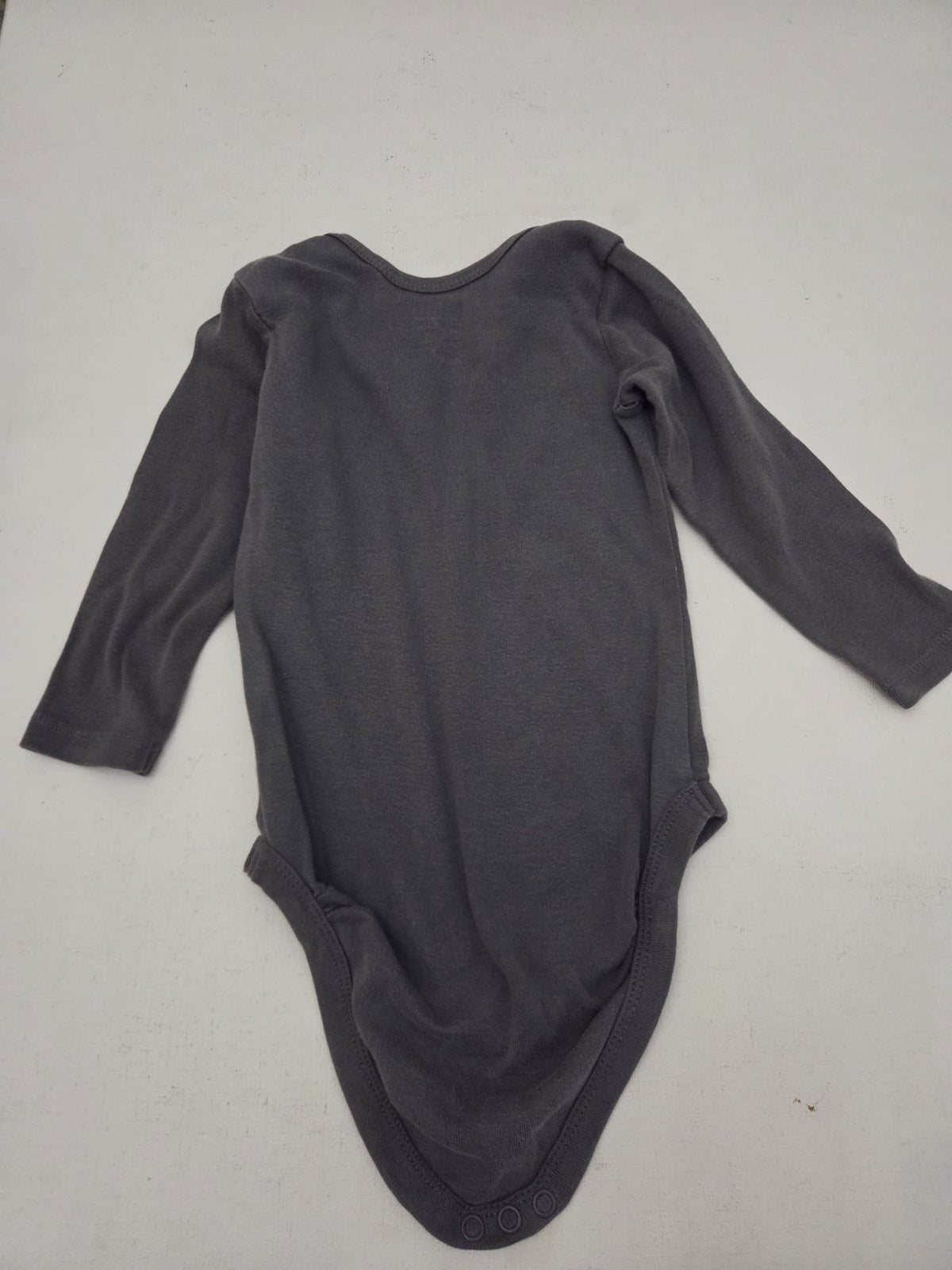 Body manga larga gris Lupilu "Indian Bunny" (Talla 6-12 meses /