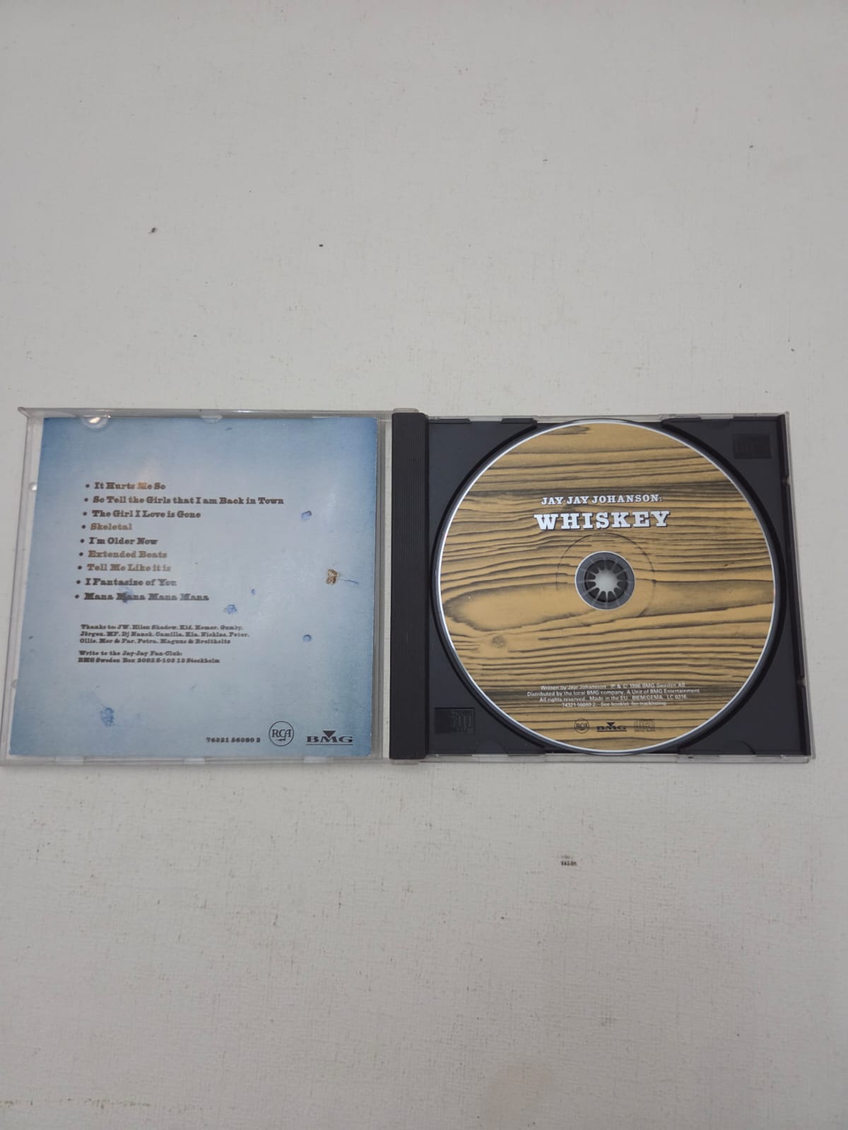 CD Jay-Jay Johanson – Whiskey (1996 / Edición Álbum)