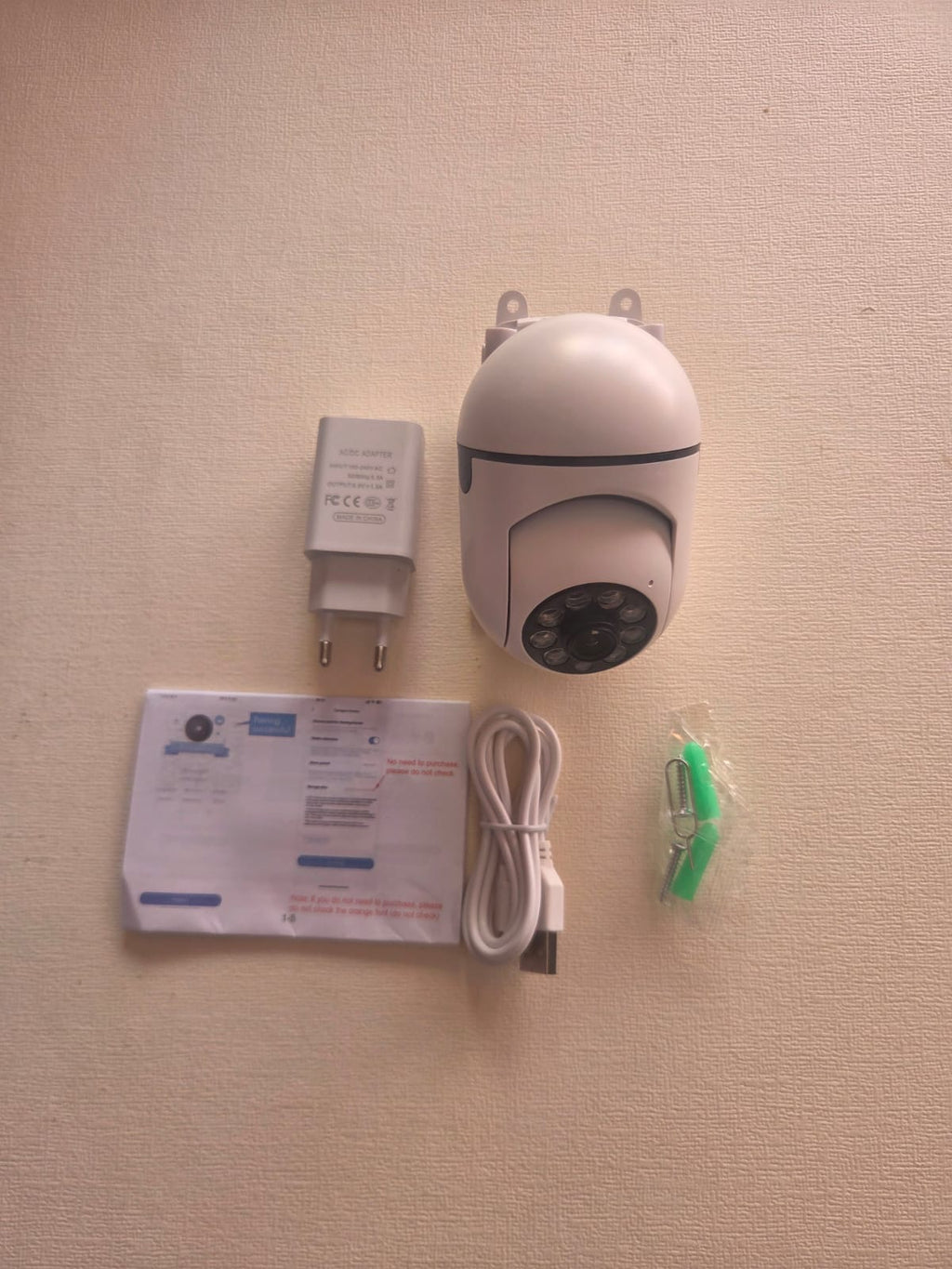 Cámara de Vigilancia IP WiFi HD – Monitor de Bebés y Seguridad Interior con Visión Nocturna y Audio Bidireccional