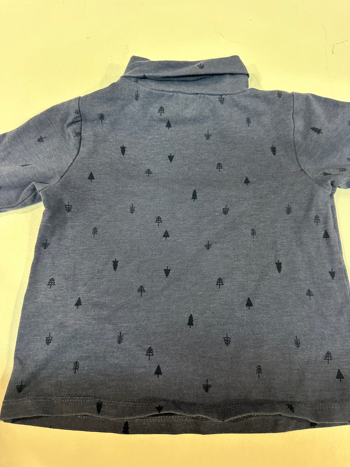 Camiseta / Jersey Térmico Infantil TEX Baby - Talla 18M (Estampa Árboles)