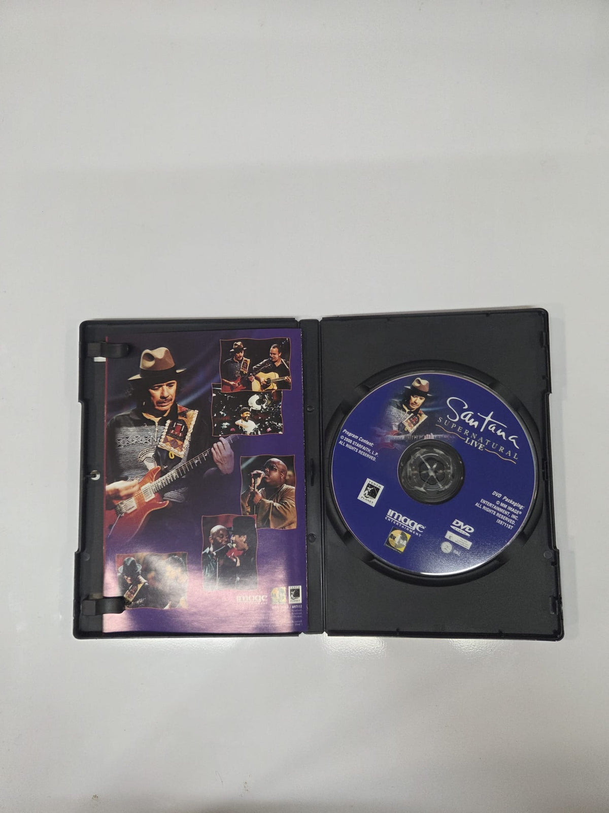 DVD Santana - Supernatural Live: An Evening with Carlos Santana and