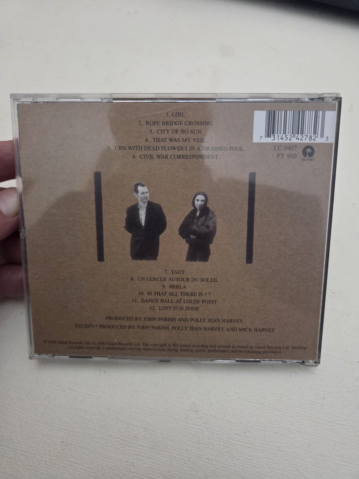 CD PJ Harvey & John Parish – Dance Hall at Louse Point (1996)