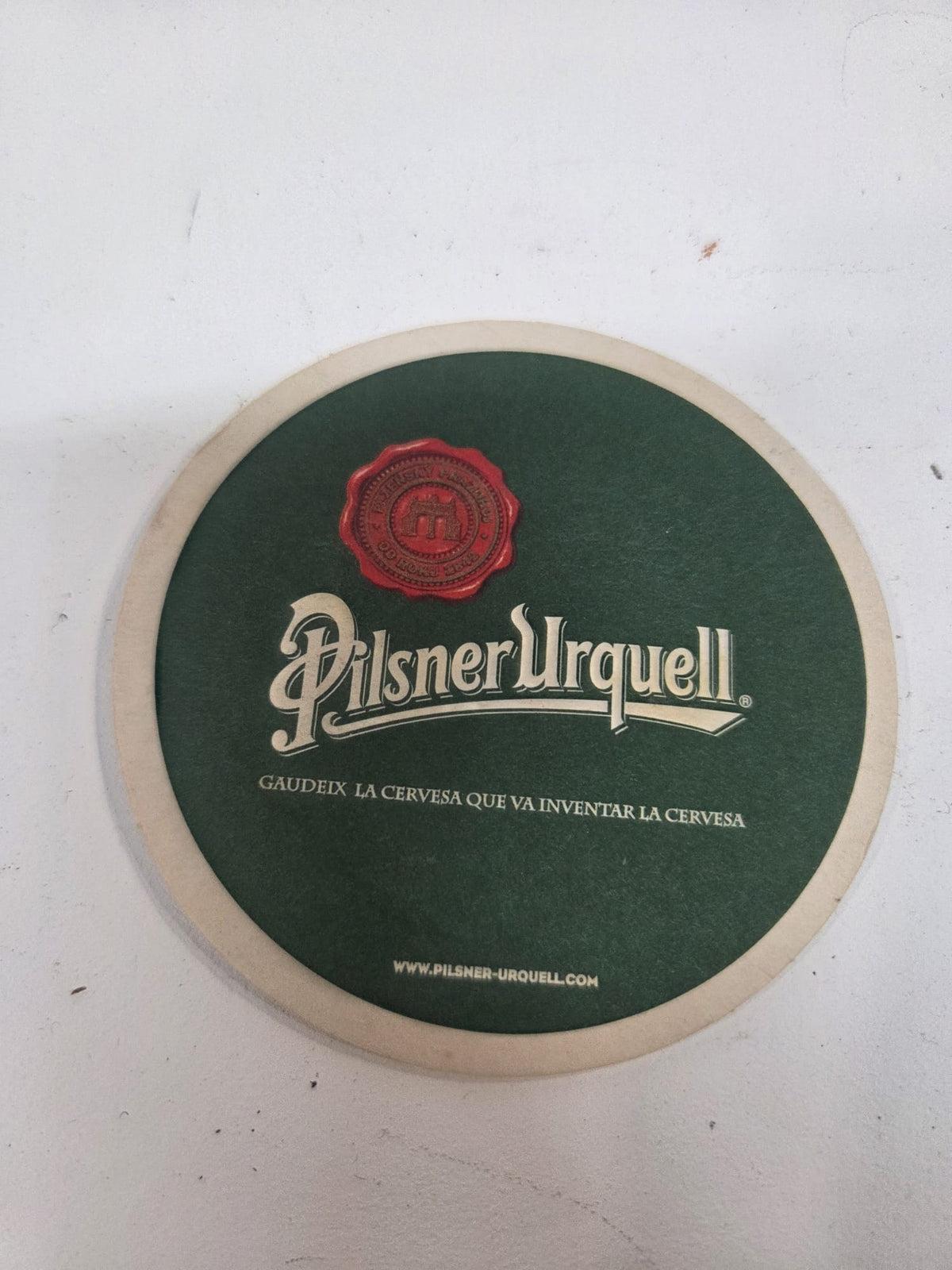 Posavasos Coleccionable Pilsner Urquell (En Catalán / Edición Especial)