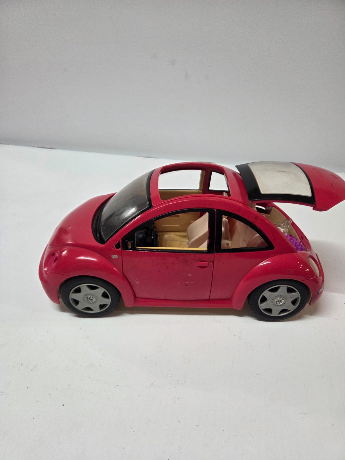 Auto Coche Barbie Volkswagen Beetle Rosa Vintage (Año 2000 - Mattel) – Repuestos / Restauración
