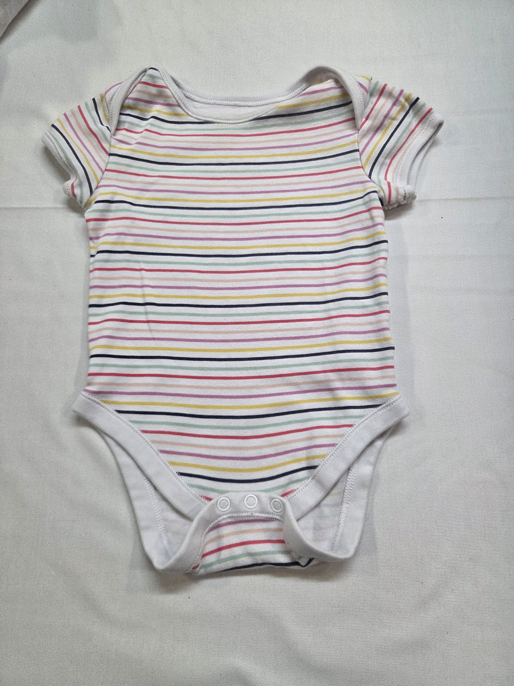 Body bebé Primark manga corta a rayas (12-18 meses / 86 cm)
