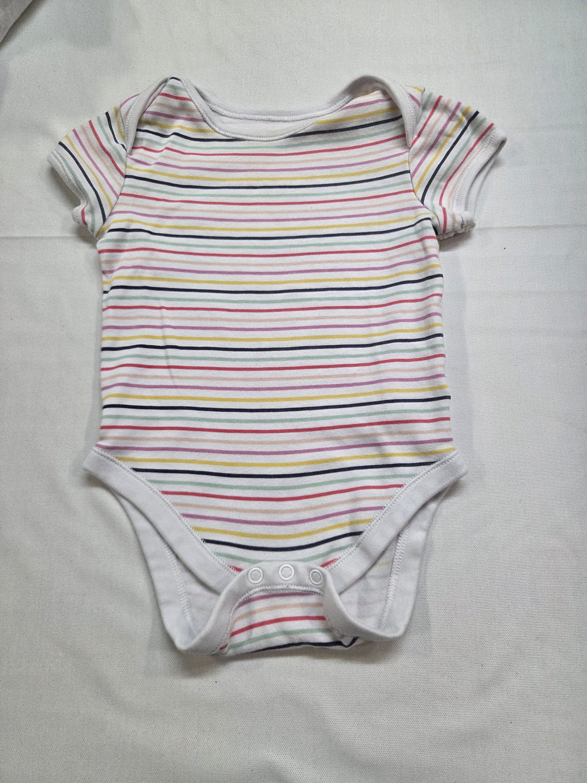 Body bebé Primark manga corta a rayas (12-18 meses / 86 cm)