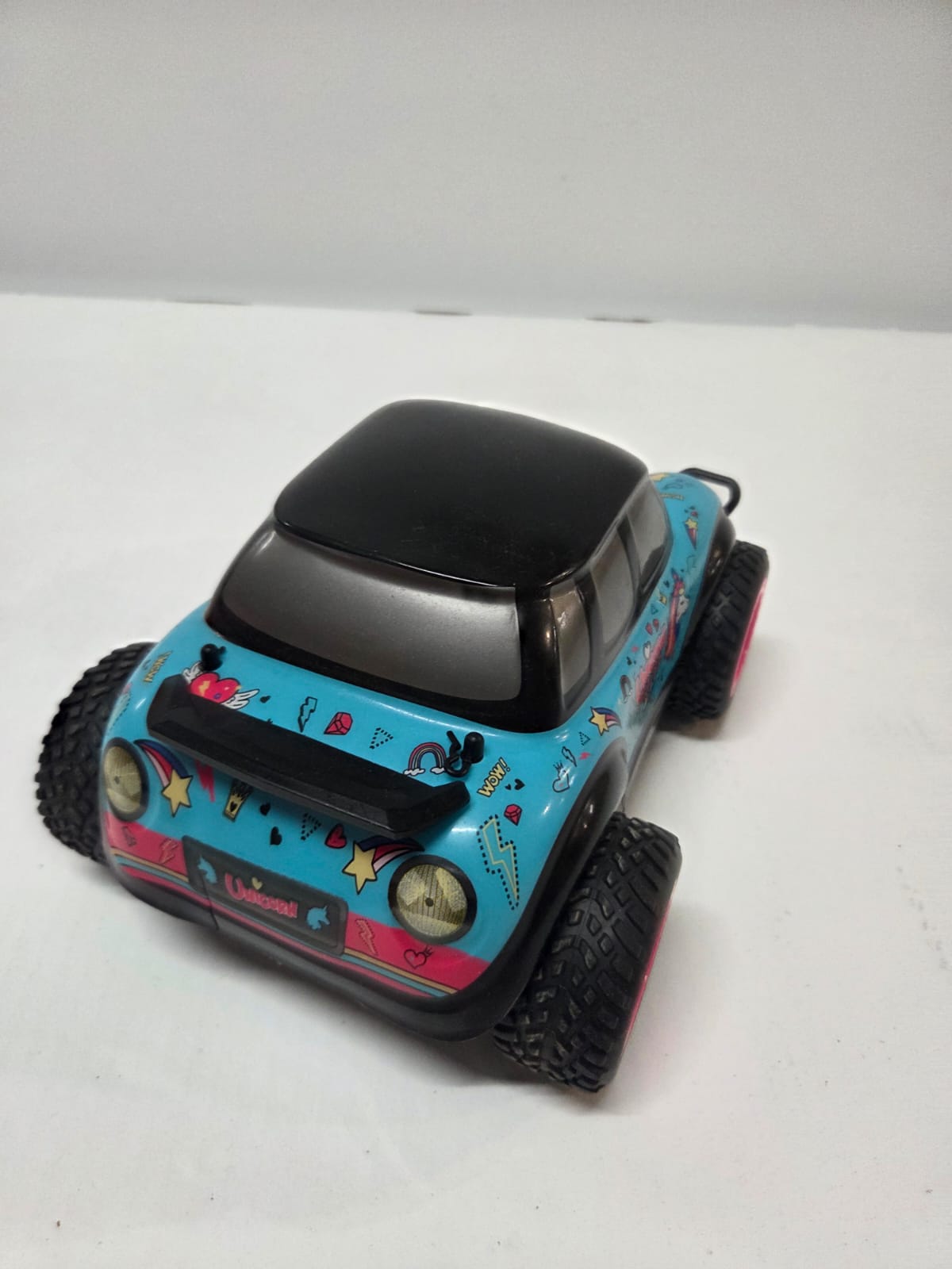 Coche Teledirigido Infantil "Unicorn Power" RC - Coche de Juguete Radiocontrol Off-Road con Mando