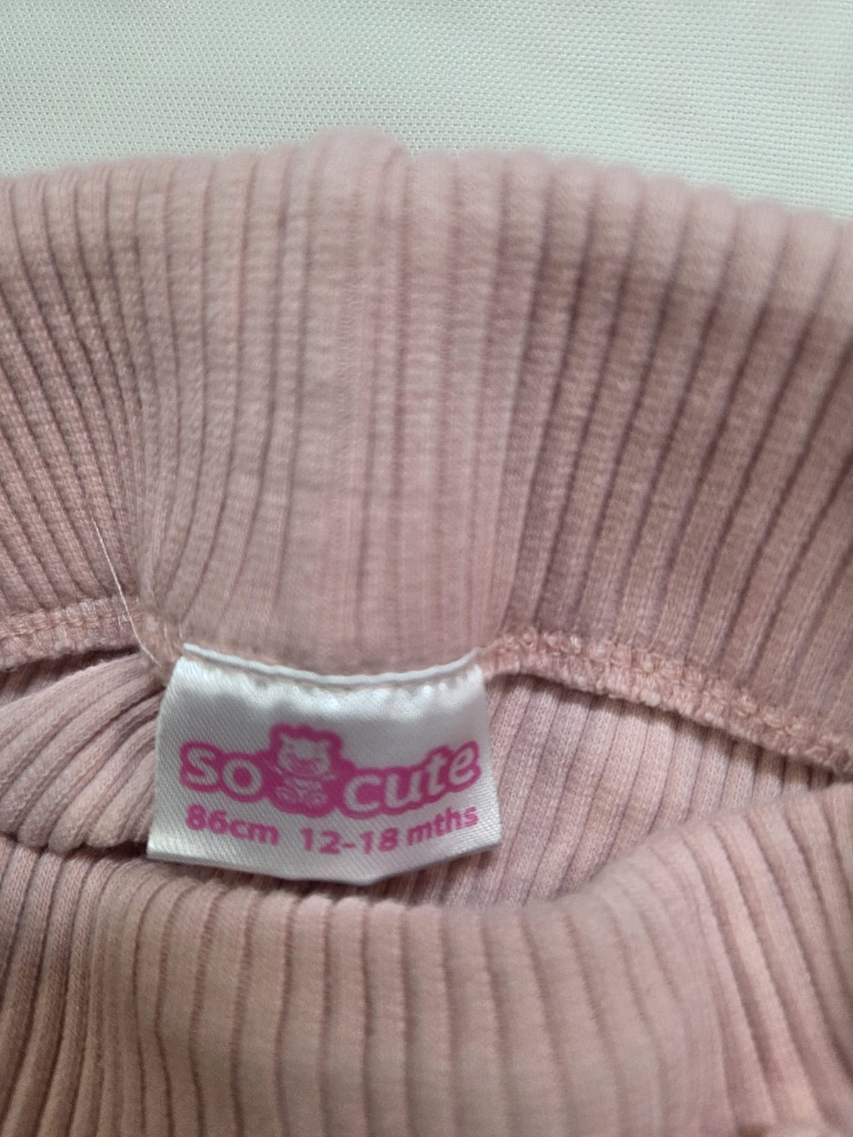 Leggings / Pantalón Canalé Rosa "So Cute"
