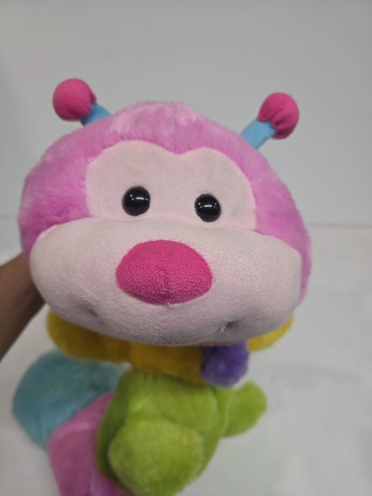 Peluche Oruga Gigante Multicolor Suave (90 cm)