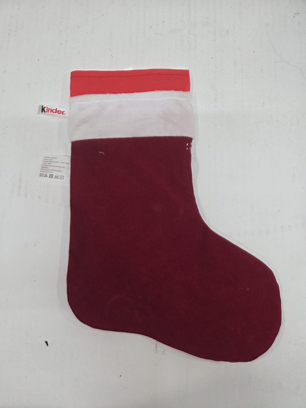 Bota Navideña de Tela Kinder® (Edición Especial / Promocional)